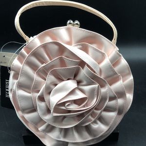 NWT Pink Satin Franchi Bag